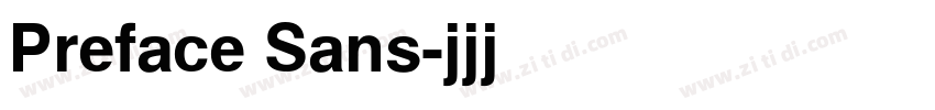 Preface Sans字体转换